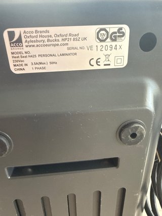 Plastificadora Hot Seal H425