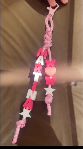 Charm portachiavi personalizzato con nome