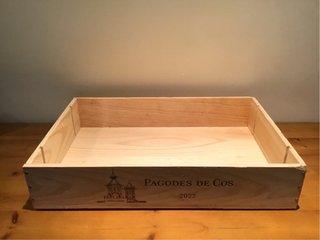 Caja de madera XL tipo bandeja