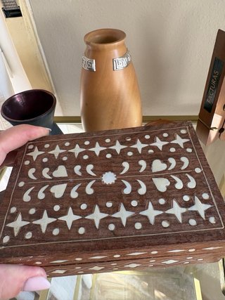 Lote Vintage: Jarra, Jarrón, Cajas y Más