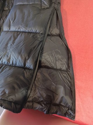 Chaleco largo acolchado Zara