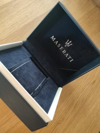 Caja para reloj Maserati azul