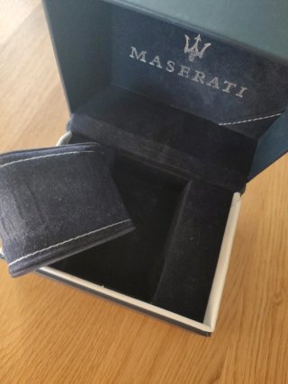 Caja para reloj Maserati azul