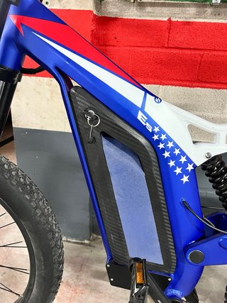 Bicicleta Eléctrica Fat Bike Azul