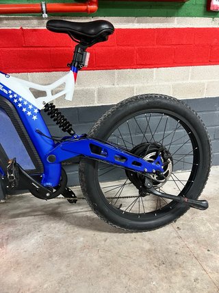 Bicicleta Eléctrica Fat Bike Azul