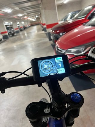 Bicicleta Eléctrica Fat Bike Azul