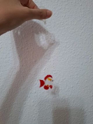 Mini figurita flotante para el acuario