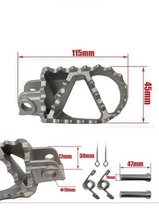 Estriberas para KTM Husqvarna beta NUEVAS