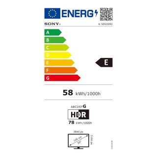TV Sony 55" Bravia 2 II 4K Dolby Visión 2026
