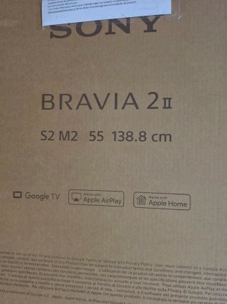 TV Sony 55" Bravia 2 II 4K Dolby Visión 2026