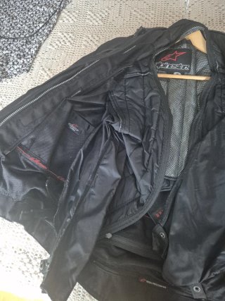 Chaqueta Moto Alpinestars Negra