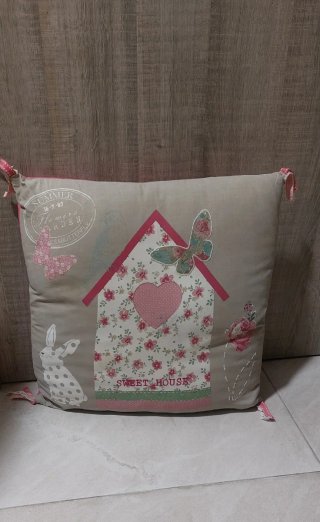Cojín 37x37cm con relleno