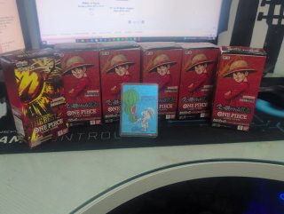 Carta Promo Oda Metalica + Lote One Piece TCG 760+
