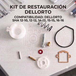 Kit para reconstruir carburador Dell'Orto
