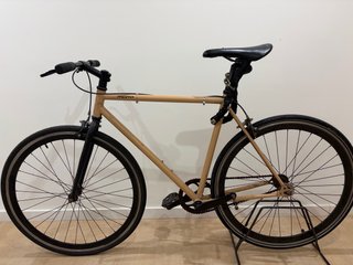 Bicicleta Fixie Moma Beige