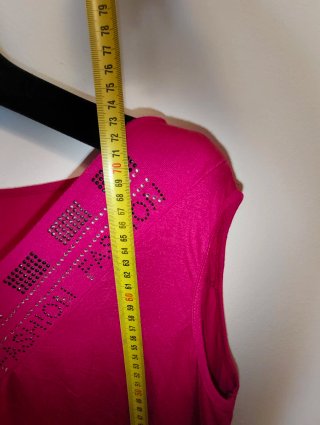 Canotta rosa l xl donna