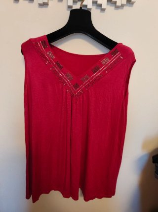 Canotta rosa l xl donna
