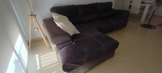 Sofá 3 plazas con chaise longue
