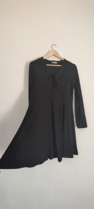 Vestido Negro Mujer XL