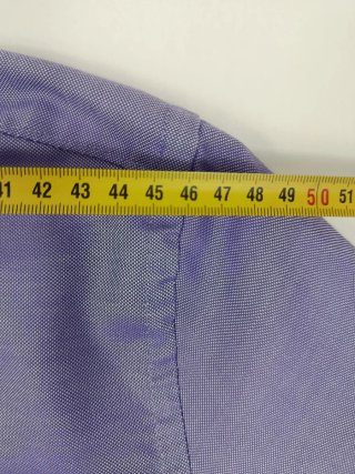 Camisa Tommy Hilfiger Lila cuello blanco vintage L