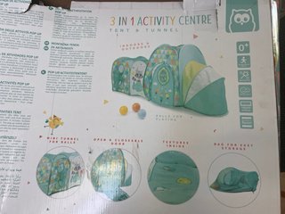 Tienda y túnel de gateo infantil