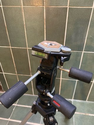 Trípode Manfrotto 055C + Rótula 029