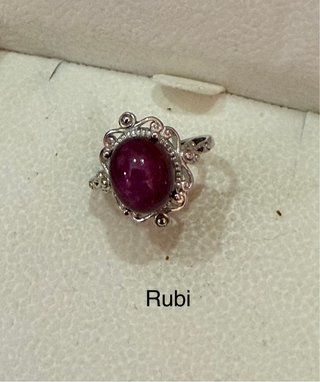 Anillos minerales naturales plata925  elige