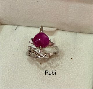 Anillos minerales naturales plata925  elige