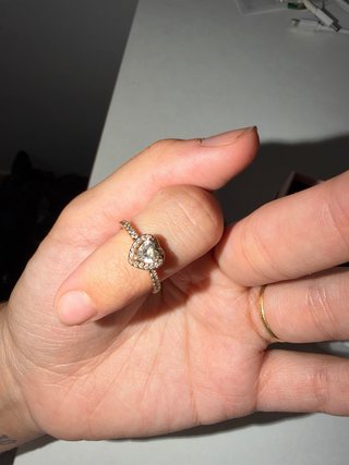 Anillo Pandora Corazón Circonita