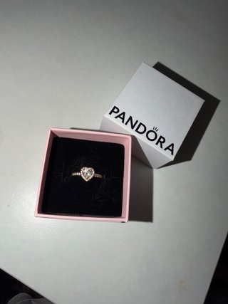 Anillo Pandora Corazón Circonita