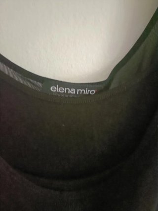 Top Elena Mirò tg  italiana 50/52  nero