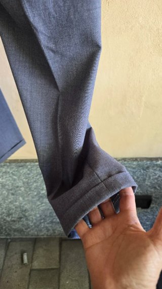 Pantalone eleganti Zara Man grigi, tg. 40EUR/31USA