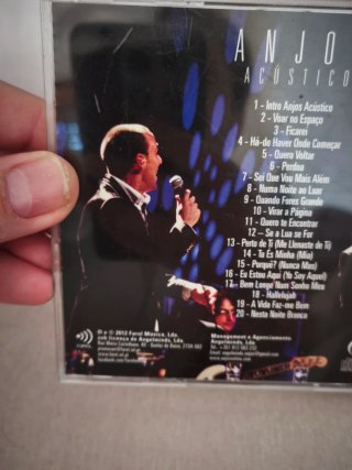 CD Anjos Acústico impecável