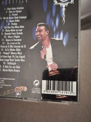 CD Anjos Acústico impecável