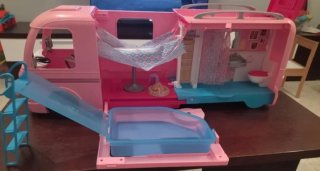 Caravana Barbie Rosa