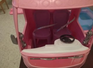 Caravana Barbie Rosa