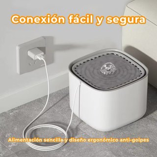 Fuente de agua para mascotas