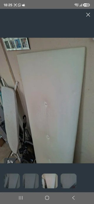 Cabecero Cama 90 Polipiel Blanco 160/55