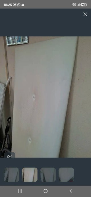 Cabecero Cama 90 Polipiel Blanco 160/55