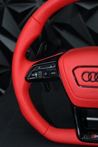 Volante Deportivo Audi Custom en Cuero Micro