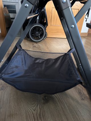 Trona de bebé plegable rosa