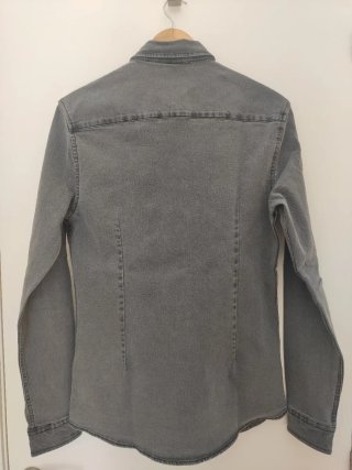 Camisa vaquera gris Talla S