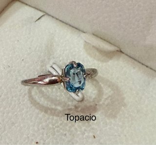 Anillos Minerales Naturales plata925 elige