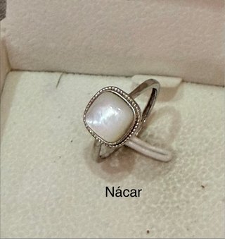 Anillos Minerales Naturales plata925 elige
