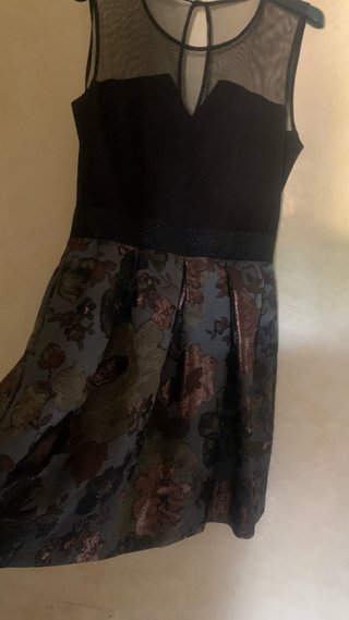 Abito Rinascimento nero e fantasia L