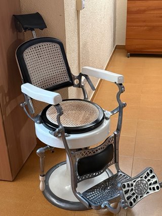 Silla Barbero Antigua JASO Eibar Vintage Restaurad