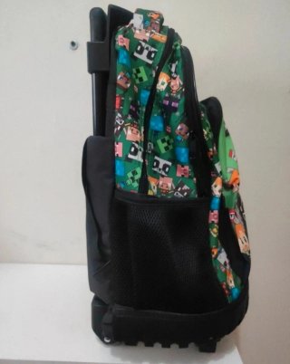 Mochila Escolar Minecraft con Ruedas