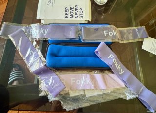 Gomas de fuerza y pesas 2kg