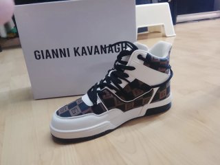 Zapatillas GIANNI KAVANAGH Marrón y Blanco