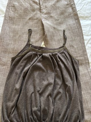 Top Polo y pantalón lino